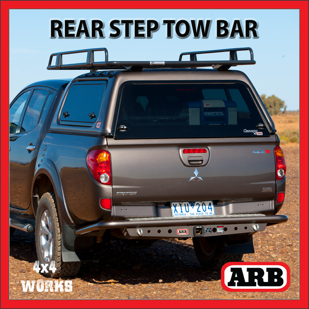 ARB Rear Step Tow Bar Bumper Mitsubishi L200 ML MN Series 4 B40 2005-15 -  4x4 Works