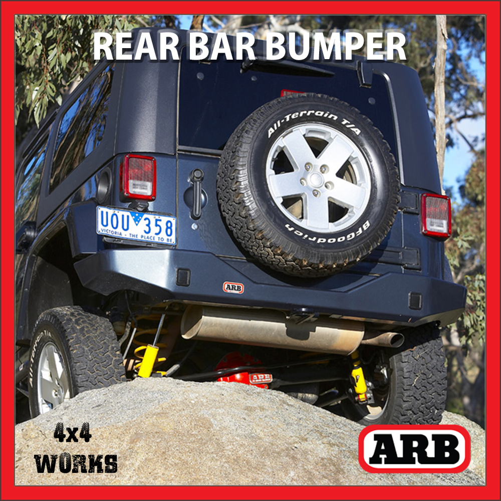 ARB Rear Bar with Tow Points Bumper Jeep Wrangler JK JKU 2007-18 - 4x4 Works