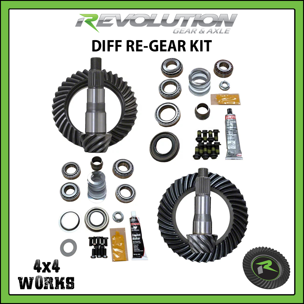 Revolution Gear Axle Rebuild Kit Jeep Wrangler JL JLU 2018-on Ring and  Pinion Bearings Seals Choice of Ratios 4x4 Works